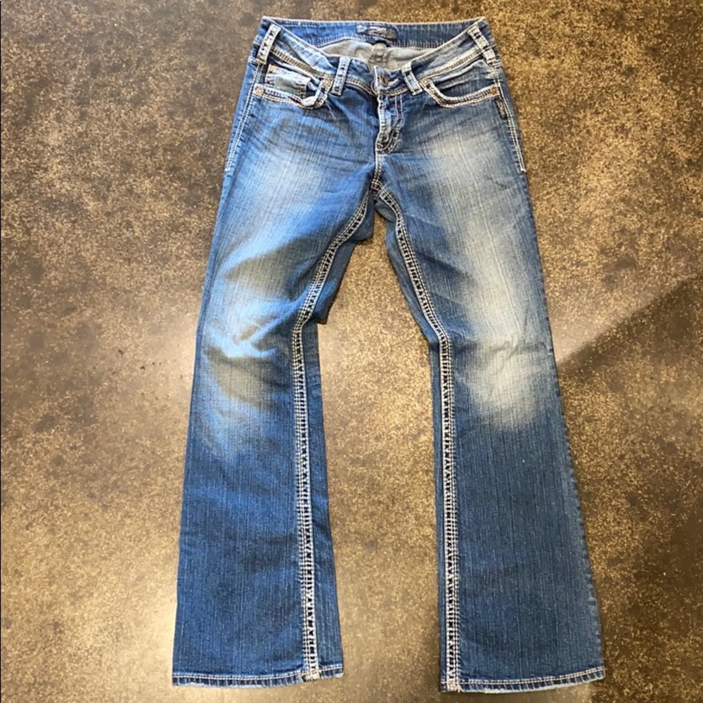 Boot Cut / Slimmer Flare Silver Suki